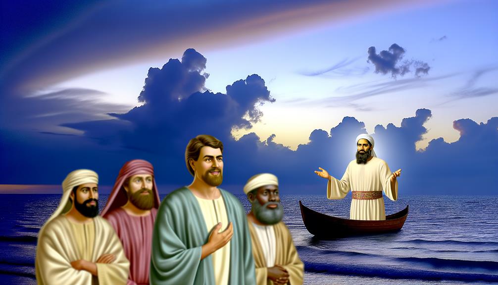 jesus calms stormy sea
