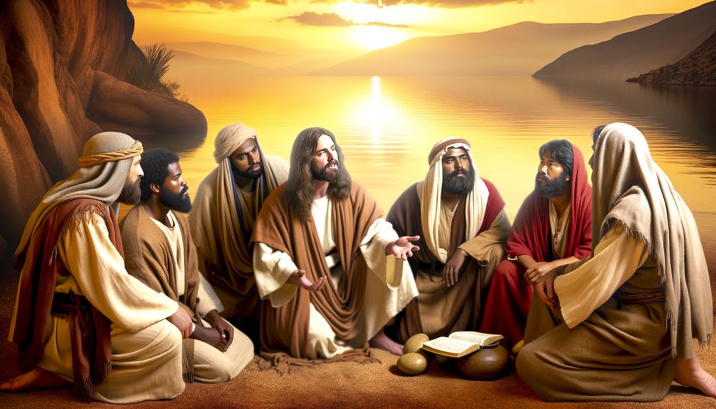 jesus teachings with disciples