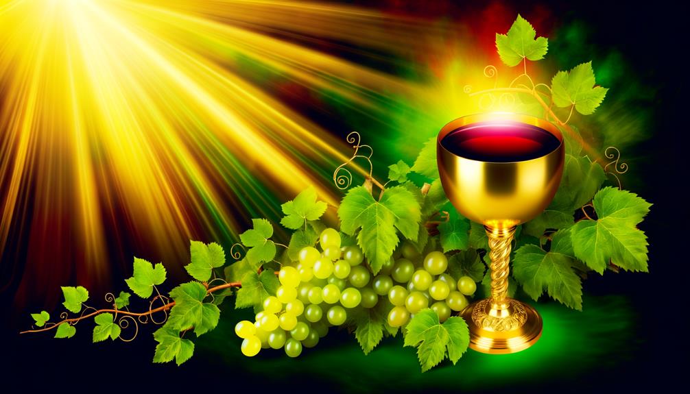 joyful symbolism of wine