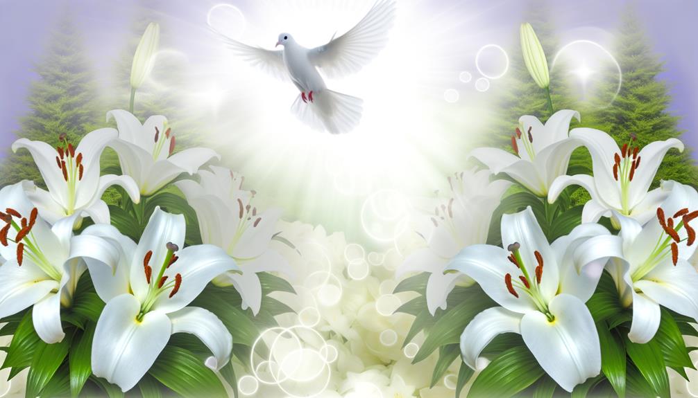 lilies purity beauty resurrection