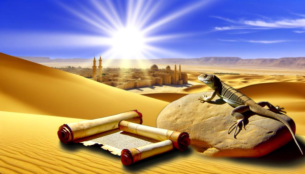 lizards in biblical texts