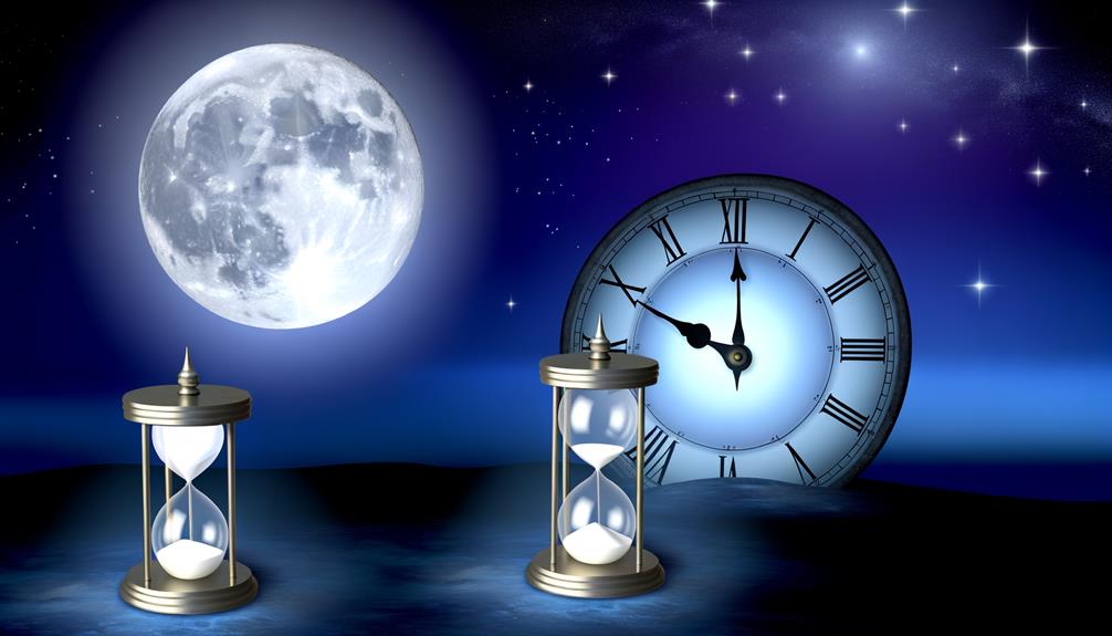 lunar cycles measure time