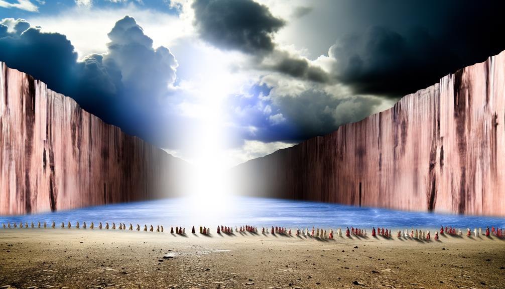 miraculous exodus sea crossing