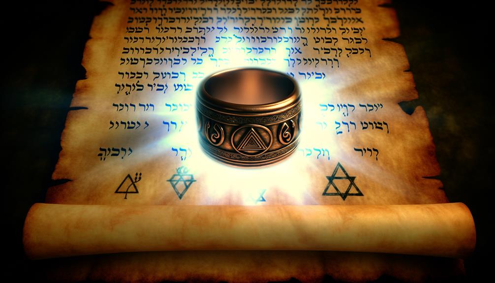 mordecai s distinctive signet ring