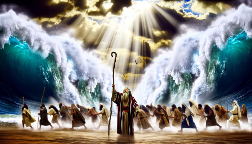 moses parts red sea