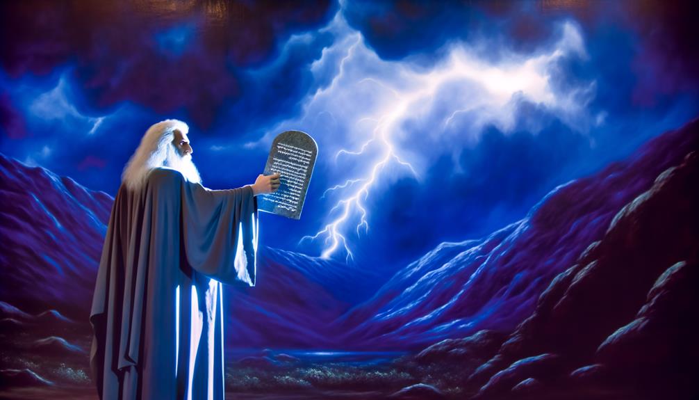 moses receives divine commandments