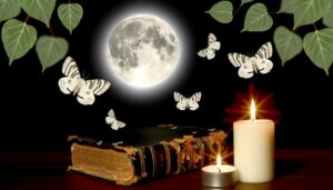 moths symbolize decay and destruction
