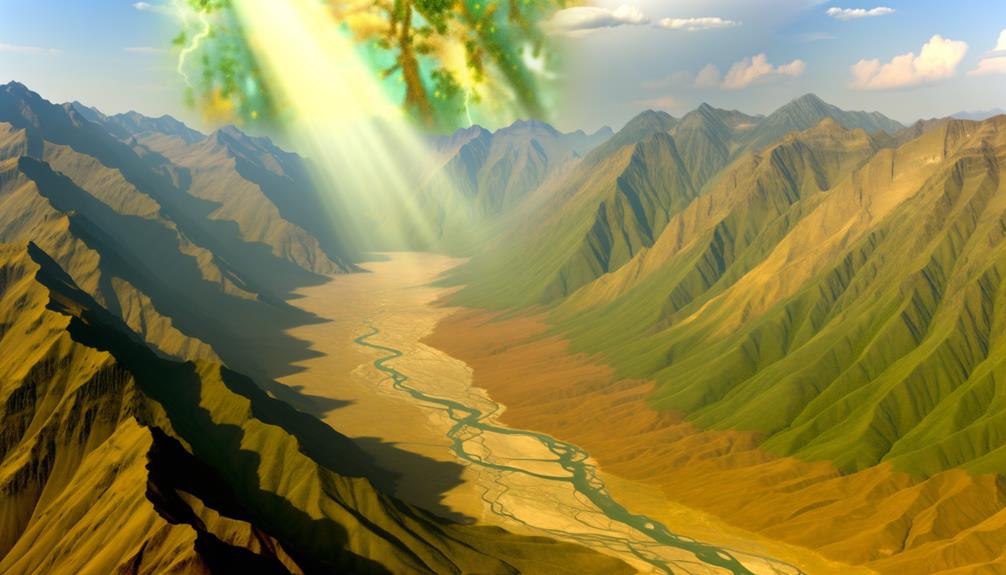 mountains represent strength and endurance