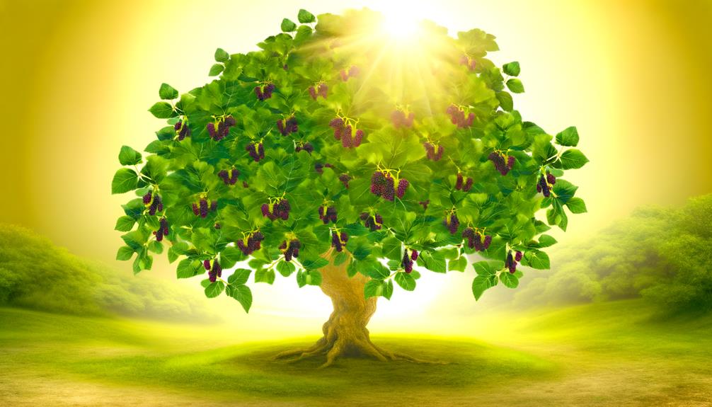 mulberry tree inspires growth