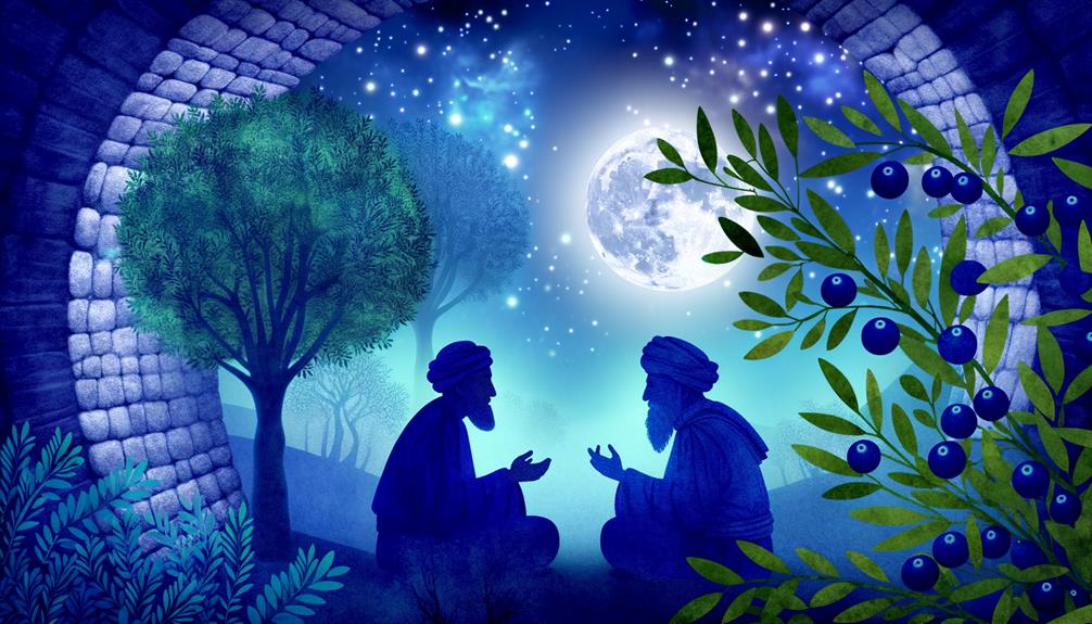nighttime conversation about rebirth