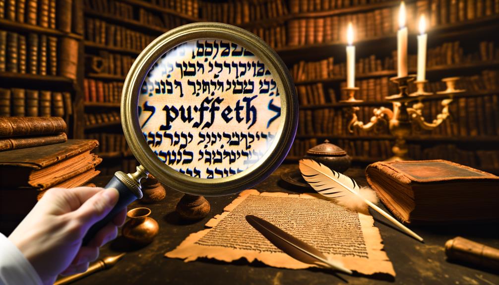 origin of puffeth term