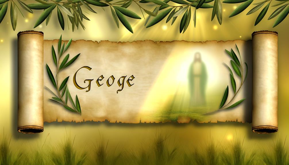 origin of the name george