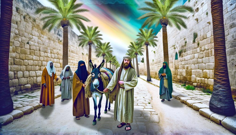 palm sunday celebration parade