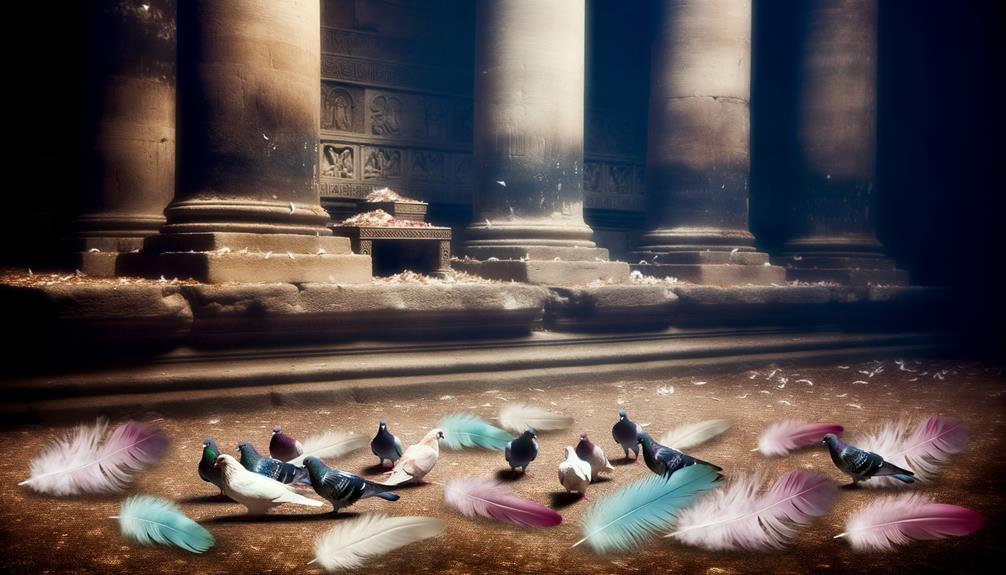 pigeons used in sacrifices