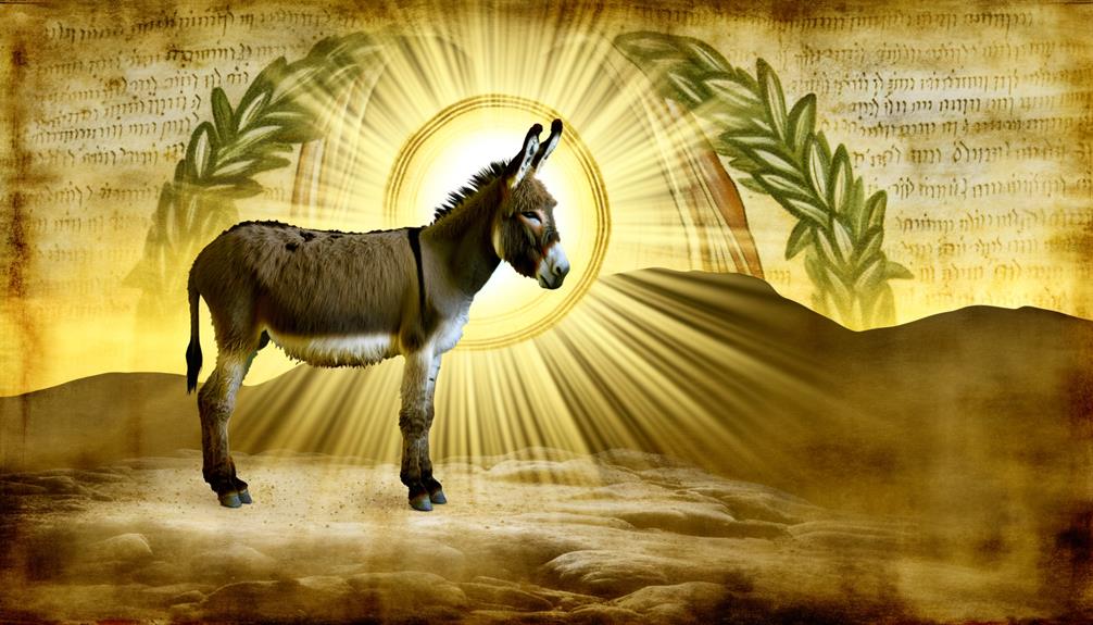 prophetic symbolism of donkey