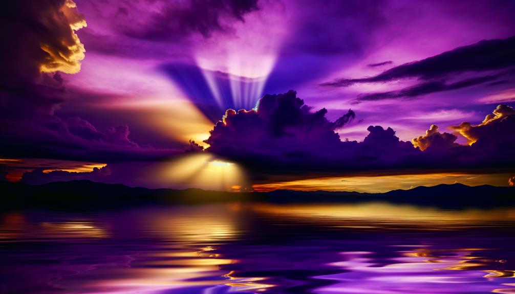 purple signifies royal prestige