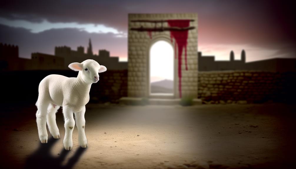 sacrificial lamb for passover