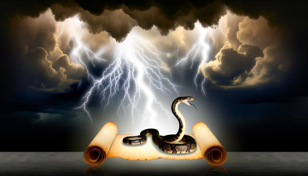 serpent foretells ancient prophecy