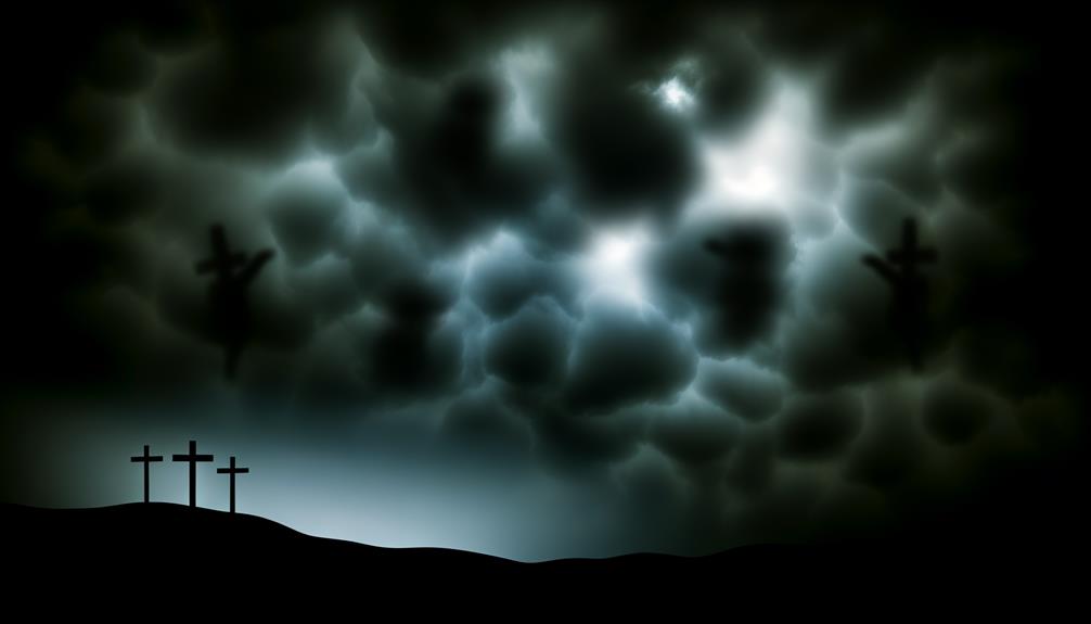 shadows of crucifixion s sorrow
