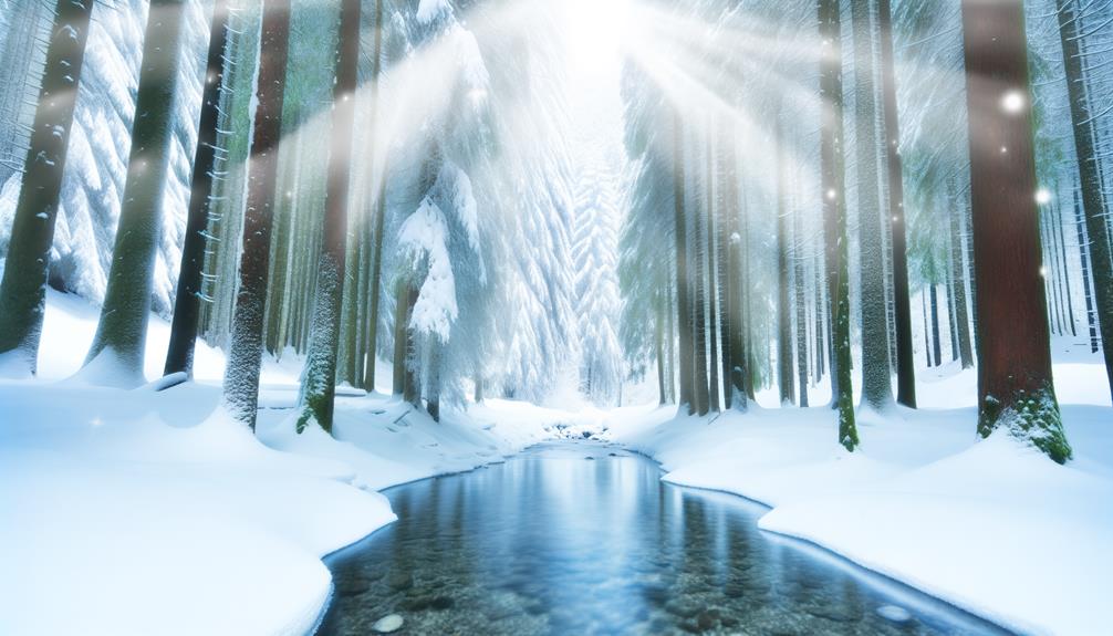 snow cleanses the environment