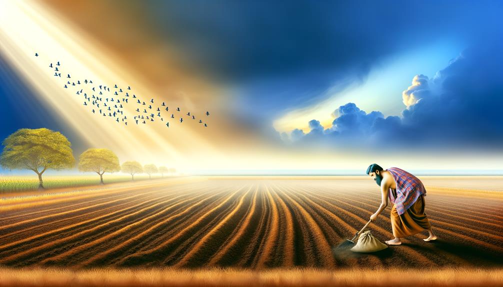 sowing seeds nurturing growth