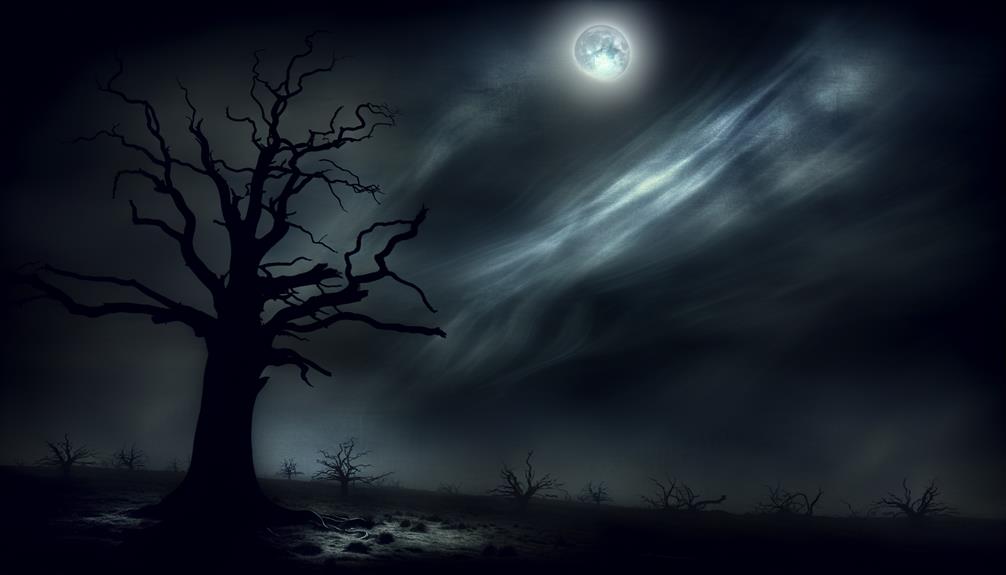 spiritual darkness of night