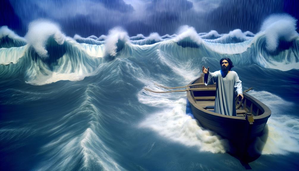 storm calmed by jesus