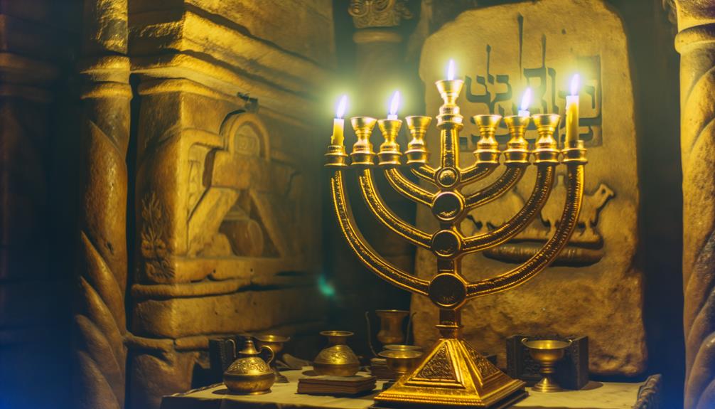 symbolic jewish lampstand history