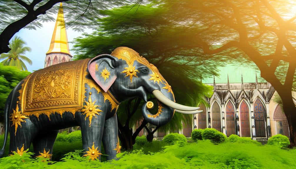 symbolism of elephants depicted