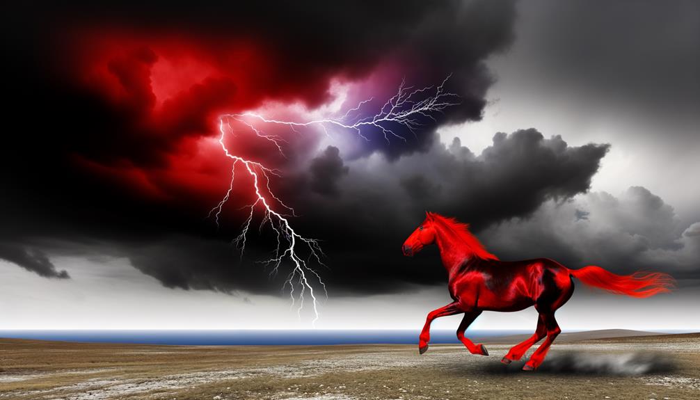 symbolism of the red horse