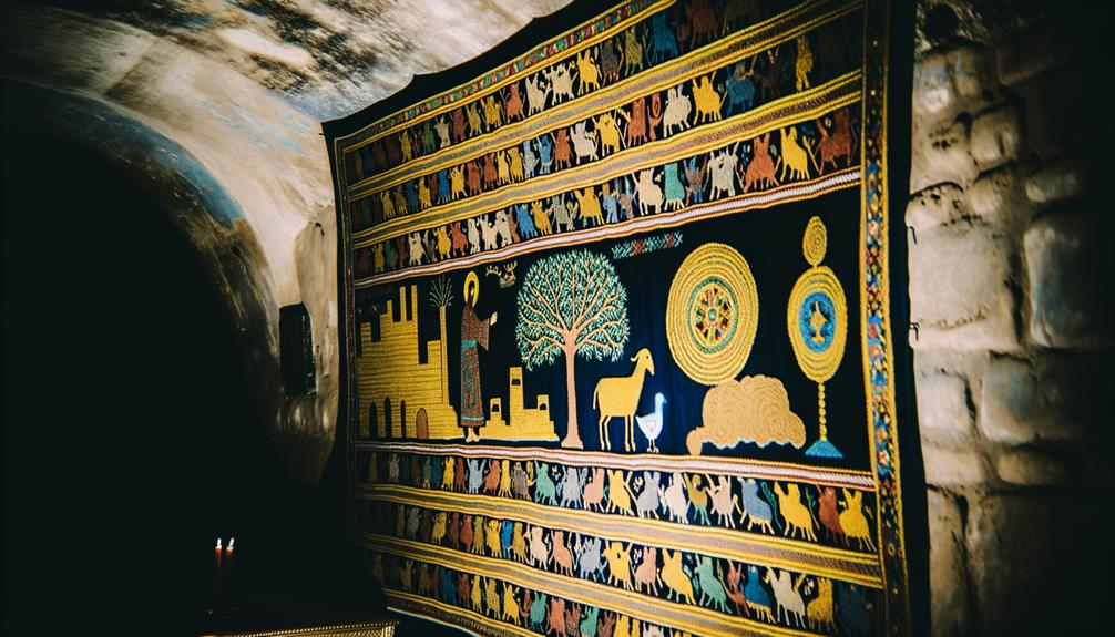 tapestries teach spiritual lessons