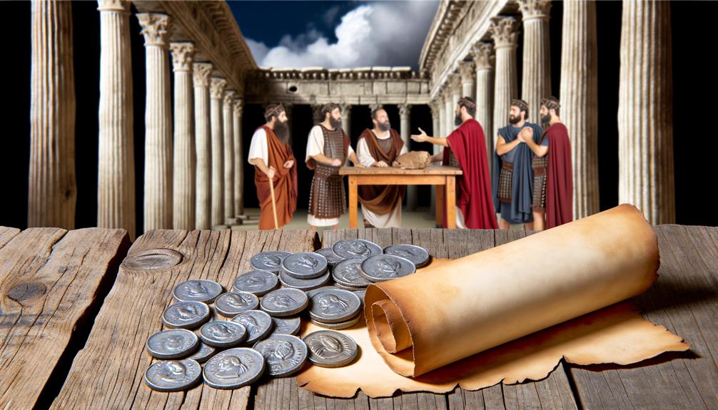 tax payments using denarii