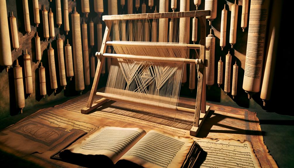 textile weaving terminology origins