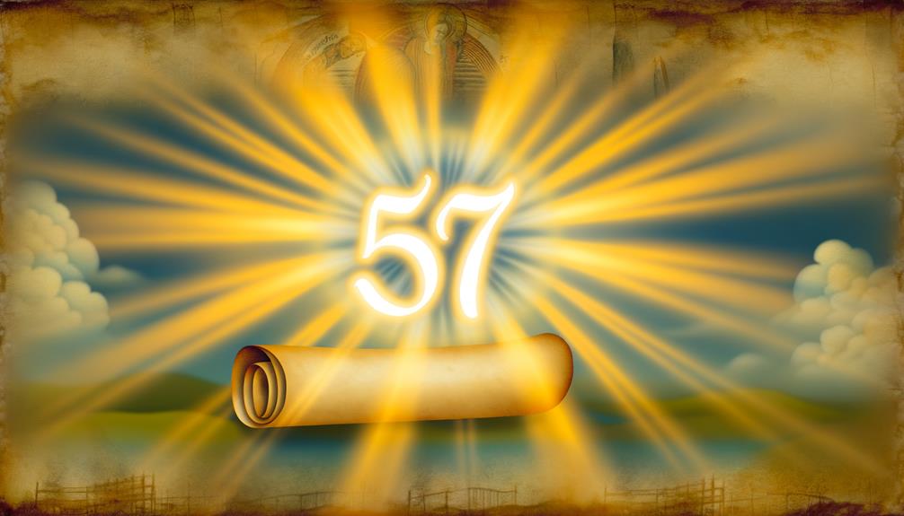 theological importance of 57