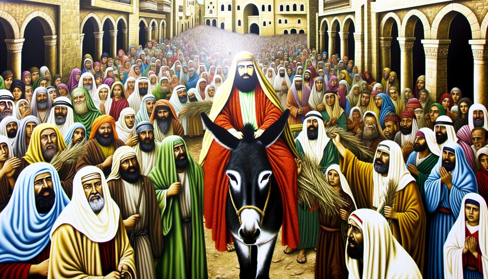 triumphal entry into jerusalem