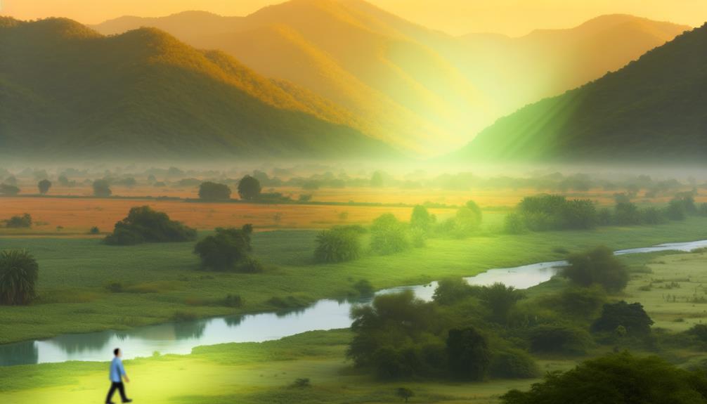 valleys represent spiritual challenges