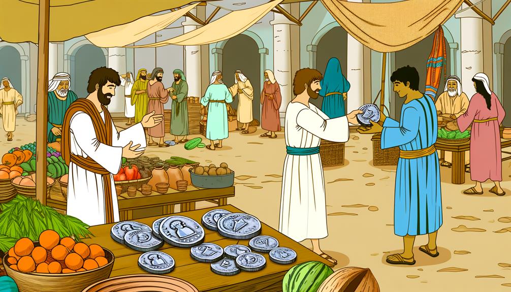 wages versus denarii comparison